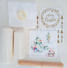 Încarcă imaginea în vizualizatorul Galerie, Kit personalizare lumanari White Christmas