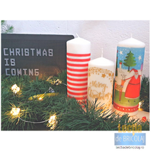 Încarcă imaginea în vizualizatorul Galerie, Kit personalizare lumanari Happy Christmas