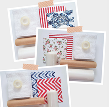 Încarcă imaginea în vizualizatorul Galerie, Kit personalizare lumanari Red &amp; Blue
